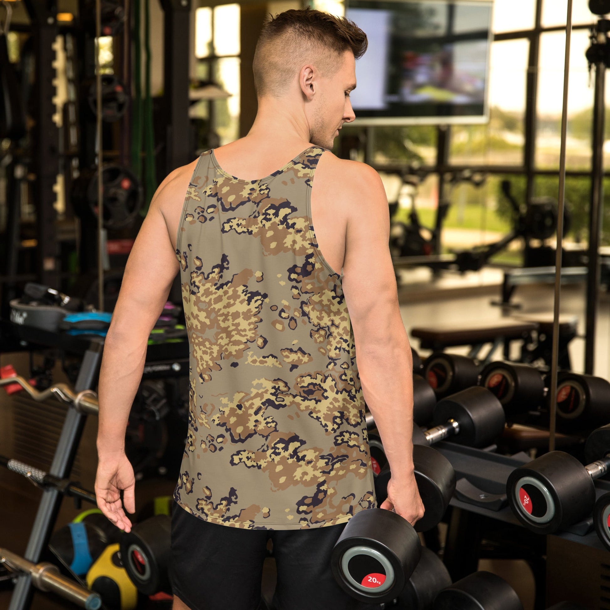 Russian Partizan Desert CAMO Unisex Tank Top