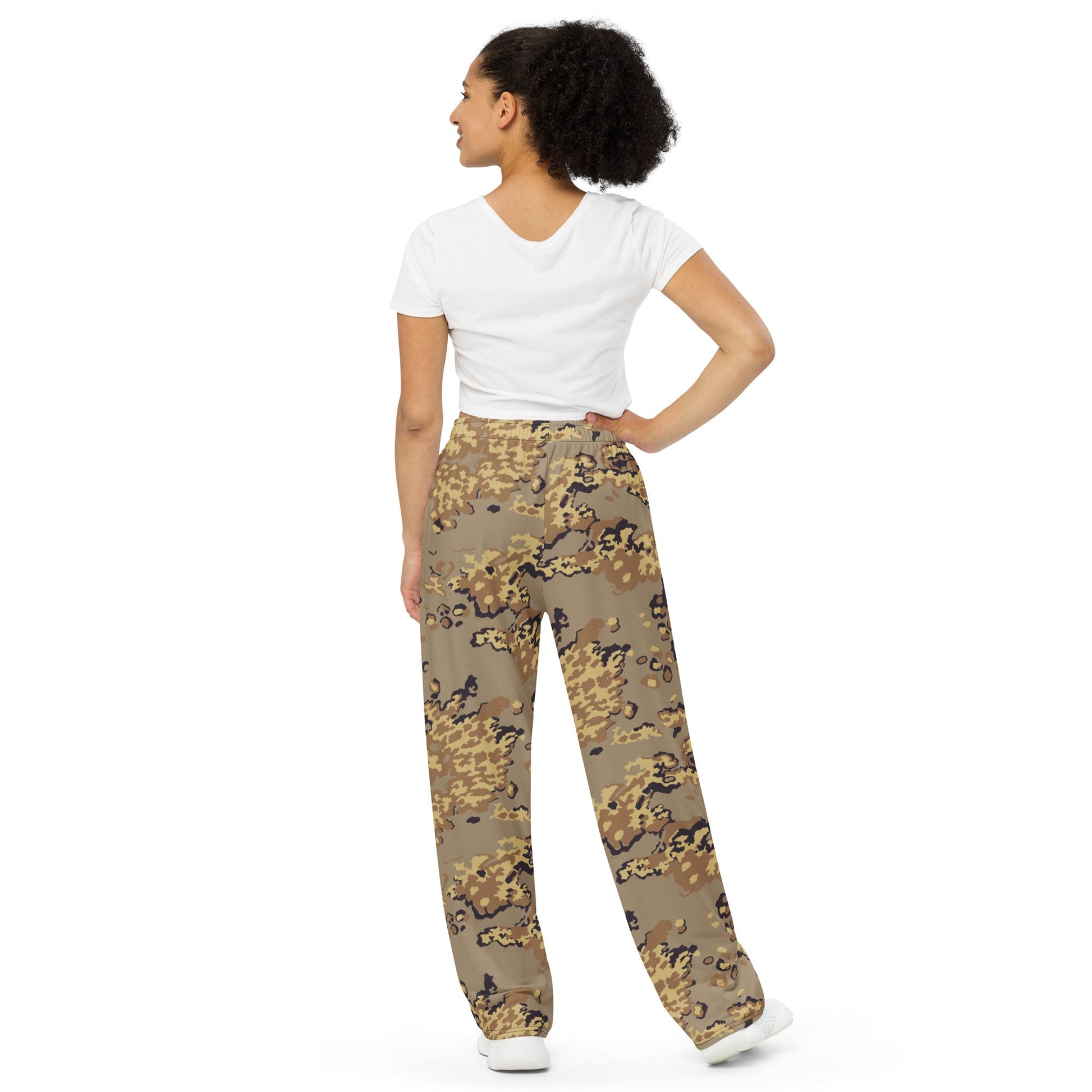 Russian Partizan Desert CAMO Unisex Wide-Leg Leisure Pants