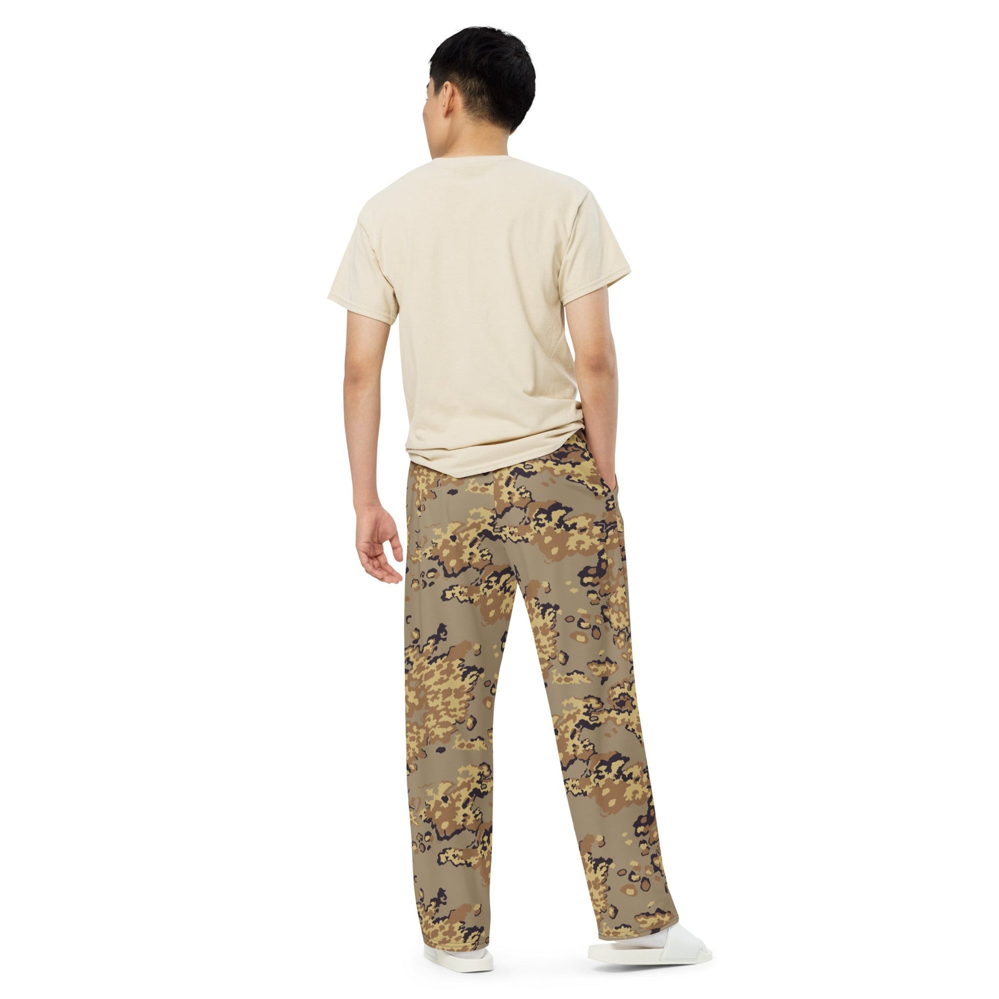 Russian Partizan Desert CAMO Unisex Wide-Leg Leisure Pants
