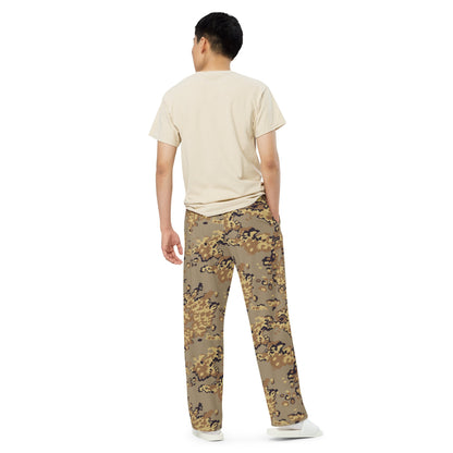 Russian Partizan Desert CAMO Unisex Wide-Leg Leisure Pants