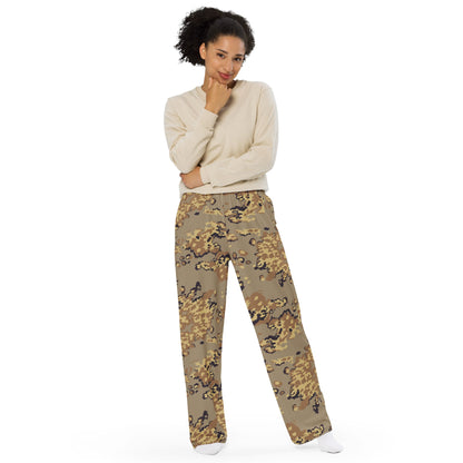 Russian Partizan Desert CAMO Unisex Wide-Leg Leisure Pants