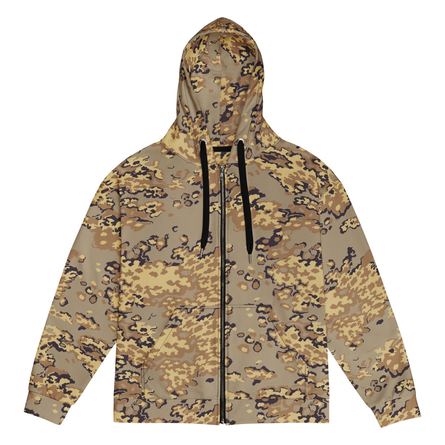 Russian Partizan Desert CAMO Unisex Zip Hoodie - 2XS