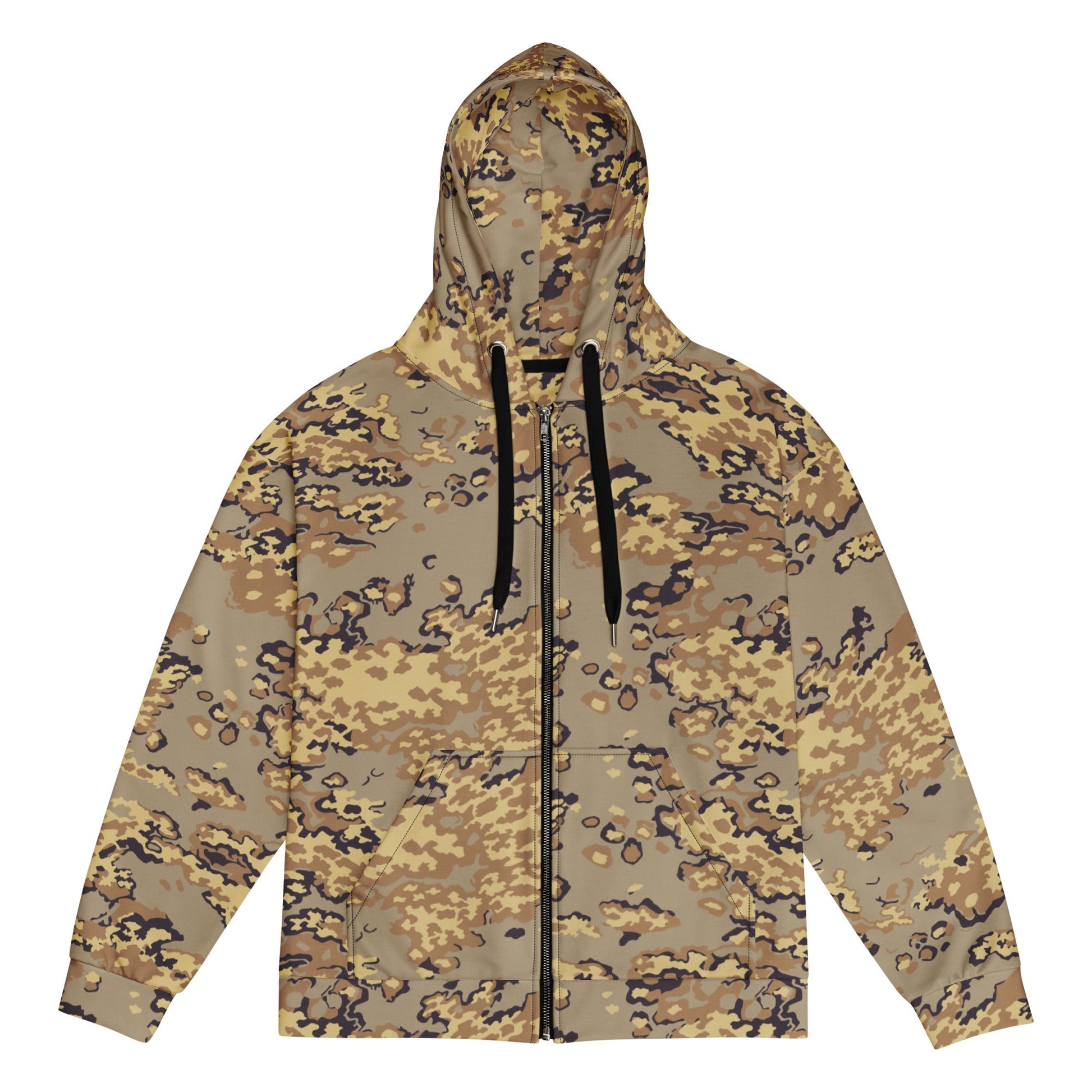 Russian Partizan Desert CAMO Unisex Zip Hoodie - 2XS
