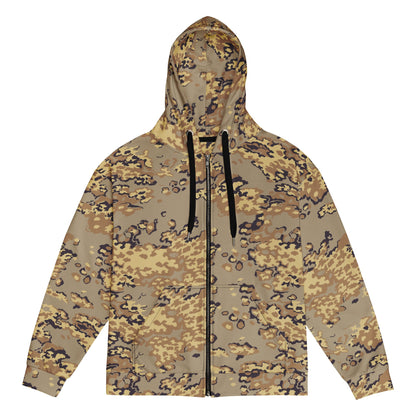 Russian Partizan Desert CAMO Unisex Zip Hoodie - 2XS