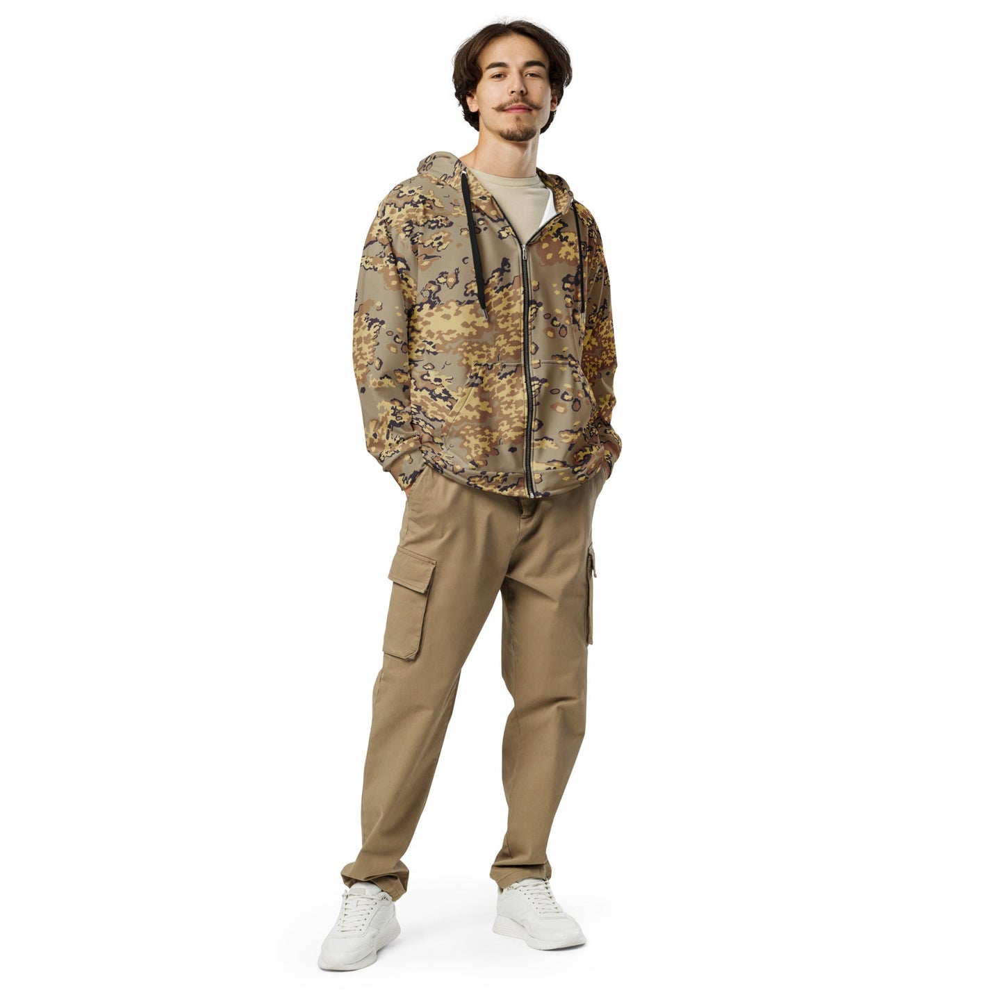 Russian Partizan Desert CAMO Unisex Zip Hoodie