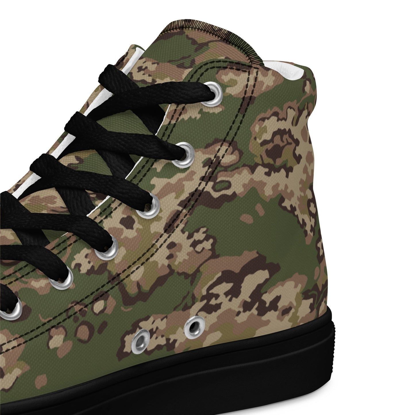 Russian Partizan Multi-terrain CAMO Mens high top canvas shoes - High Top Canvas Shoes