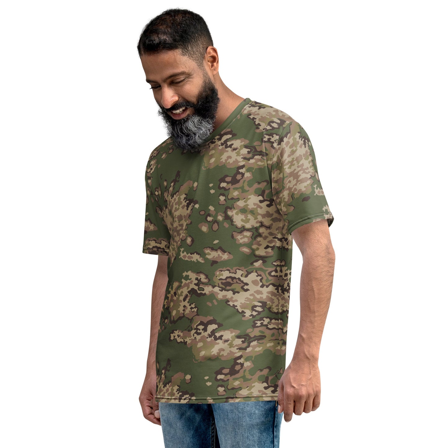 Russian Partizan Multi-terrain CAMO Mens t-shirt - T-Shirts