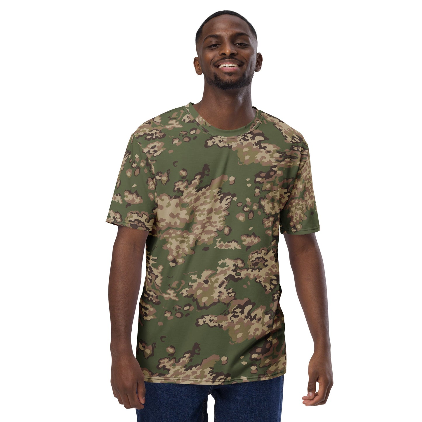 Russian Partizan Multi-terrain CAMO Mens t-shirt - T-Shirts
