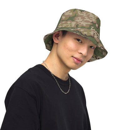 Russian Partizan Multi-terrain CAMO Reversible bucket hat - Bucket Hats
