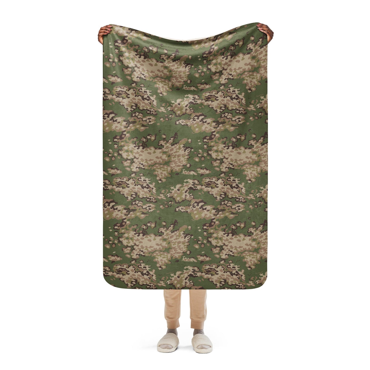 Russian Partizan Multi-terrain CAMO Sherpa blanket - 37″×57″ - Blanket