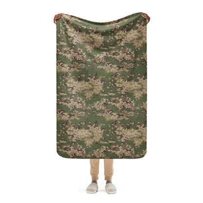 Russian Partizan Multi-terrain CAMO Sherpa blanket - 37″×57″ - Blanket