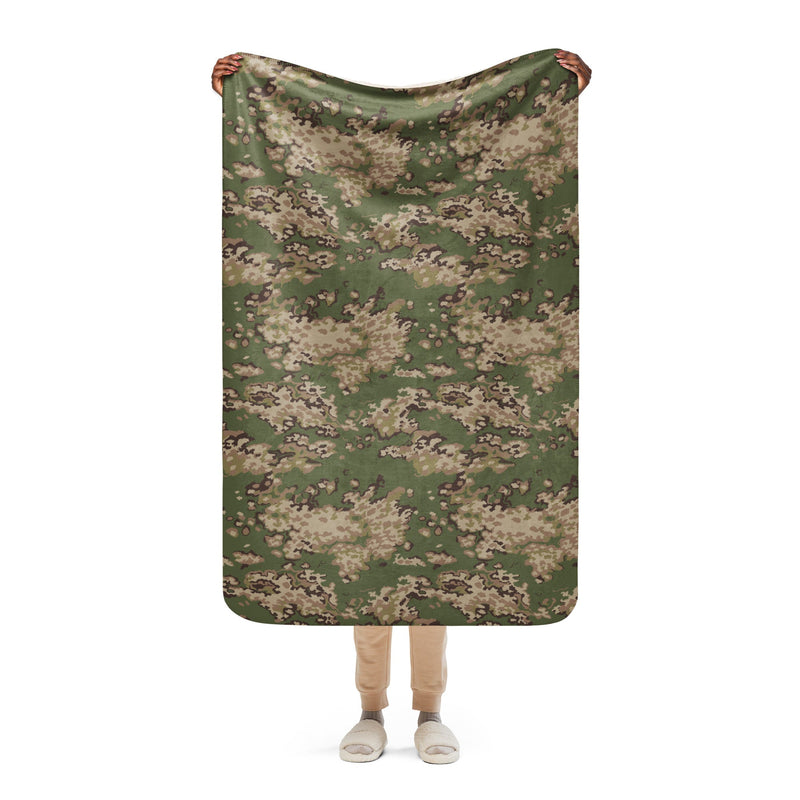 Partizan Multi-Terrain CAMO Sherpa Blanket - 37″×57″