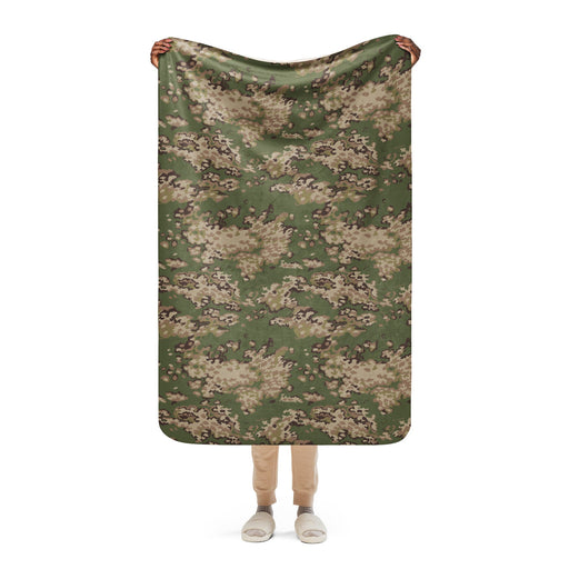 Partizan Multi-Terrain CAMO Sherpa Blanket - 37″×57″