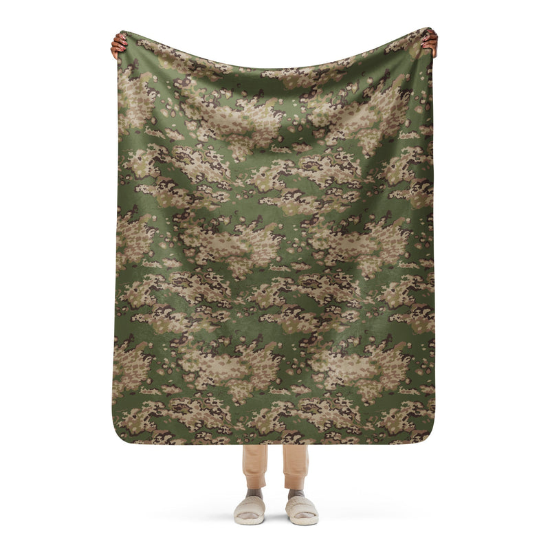 Partizan Multi-Terrain CAMO Sherpa Blanket - 50″×60″