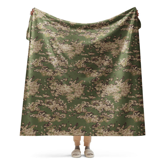 Russian Partizan Multi-terrain CAMO Sherpa blanket - 60″×80″ - Blankets