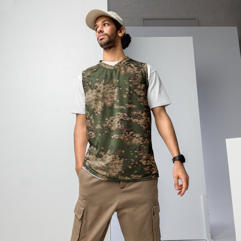 Partizan Multi-Terrain CAMO Unisex Basketball Jersey - 2XS