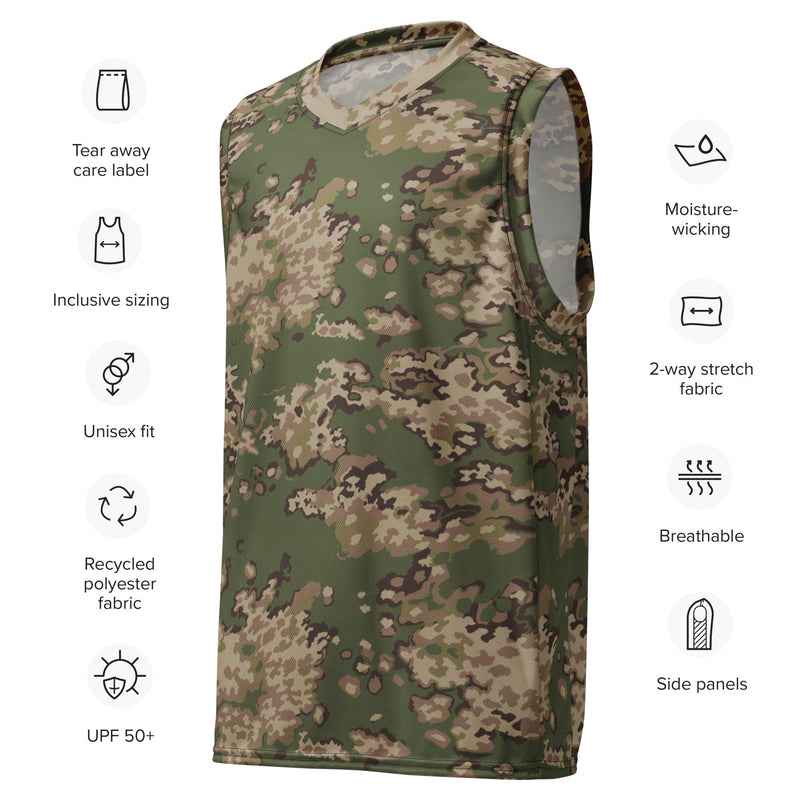 Partizan Multi-Terrain CAMO Unisex Basketball Jersey