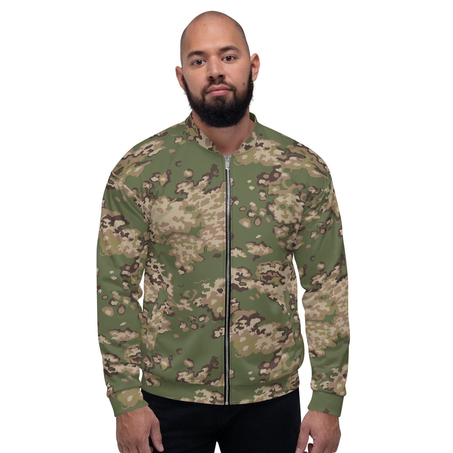 Russian Partizan Multi-terrain CAMO Unisex Bomber Jacket - Jackets