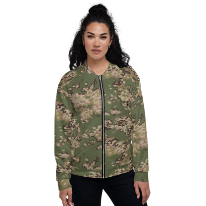 Russian Partizan Multi-terrain CAMO Unisex Bomber Jacket - Jackets