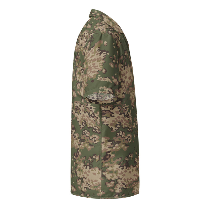 Partizan Multi-Terrain CAMO Unisex Short-Sleeve Button Shirt - Button-Up