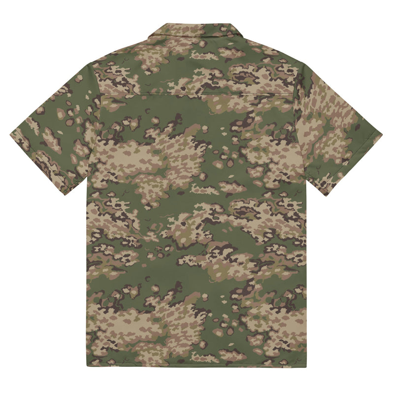 Partizan Multi-Terrain CAMO Unisex Short-Sleeve Button Shirt - Button-Up