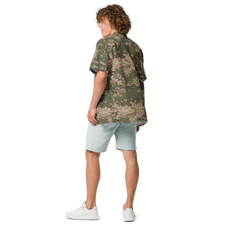 Partizan Multi-Terrain CAMO Unisex Short-Sleeve Button Shirt - Button-Up
