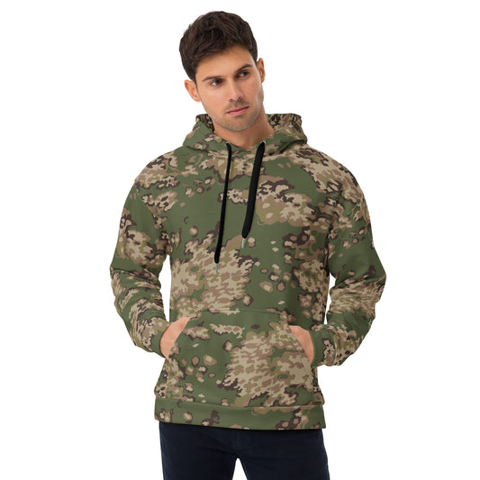 Russian Partizan Multi-terrain CAMO Unisex Hoodie - 2XS - Hoodies
