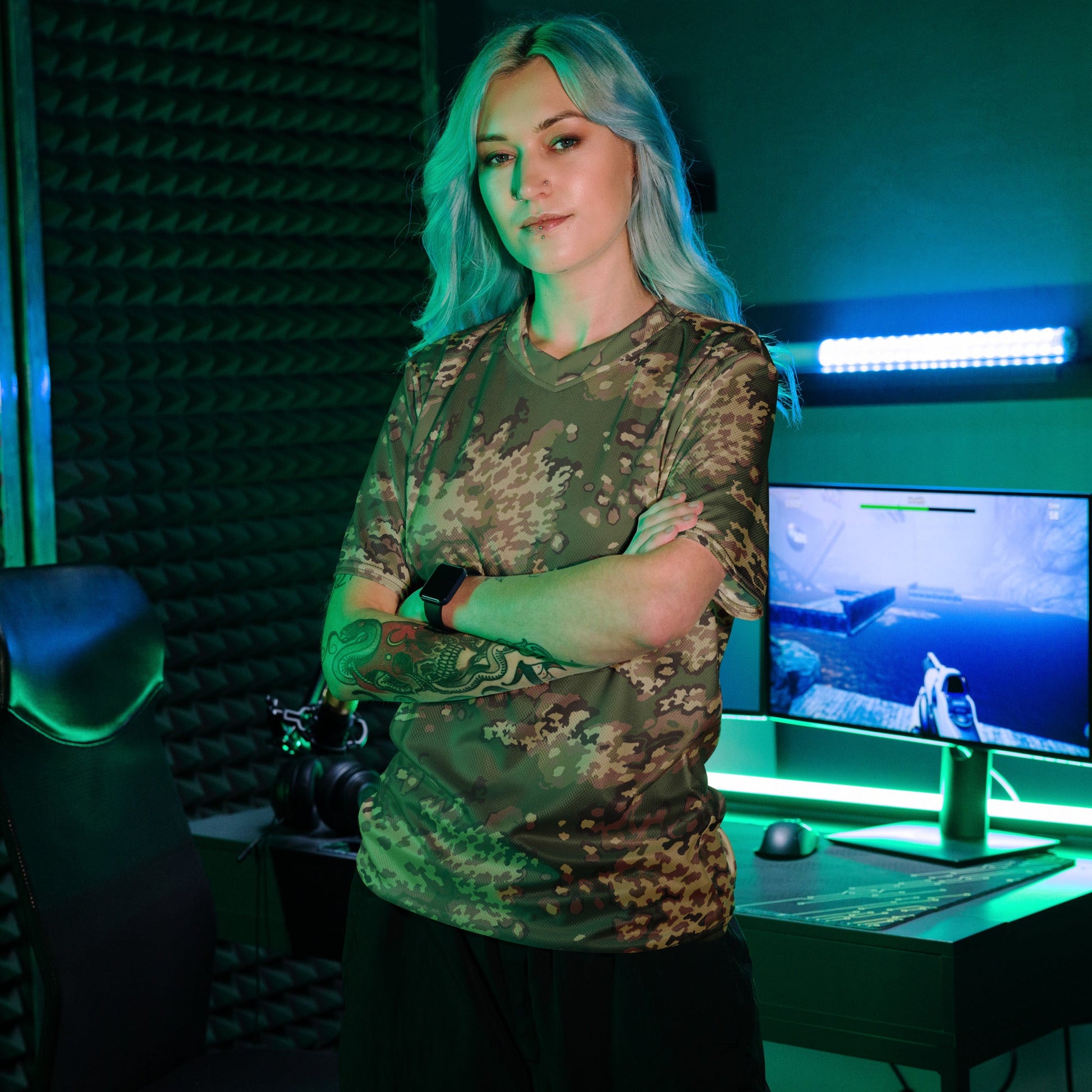 Russian Partizan Multi-terrain CAMO unisex sports jersey - Sports Jerseys