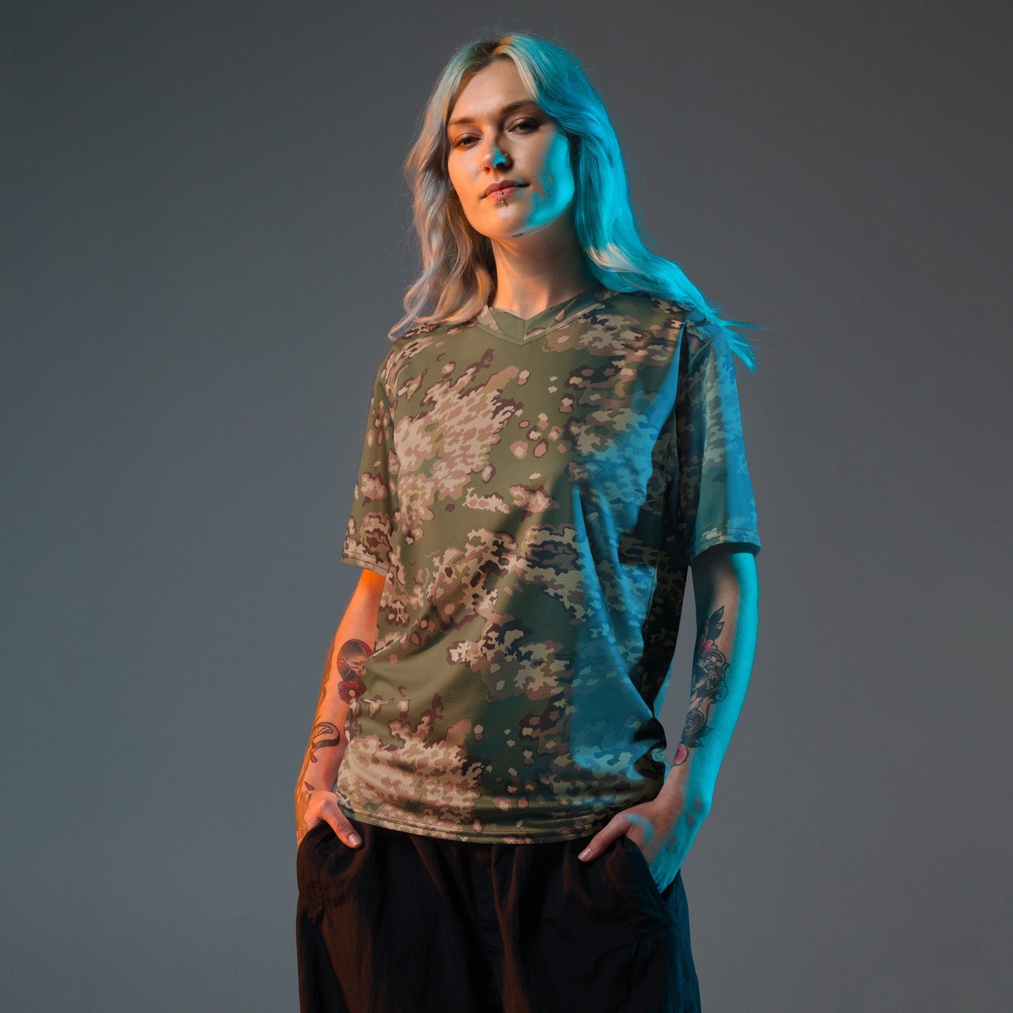 Russian Partizan Multi-terrain CAMO unisex sports jersey - Sports Jerseys