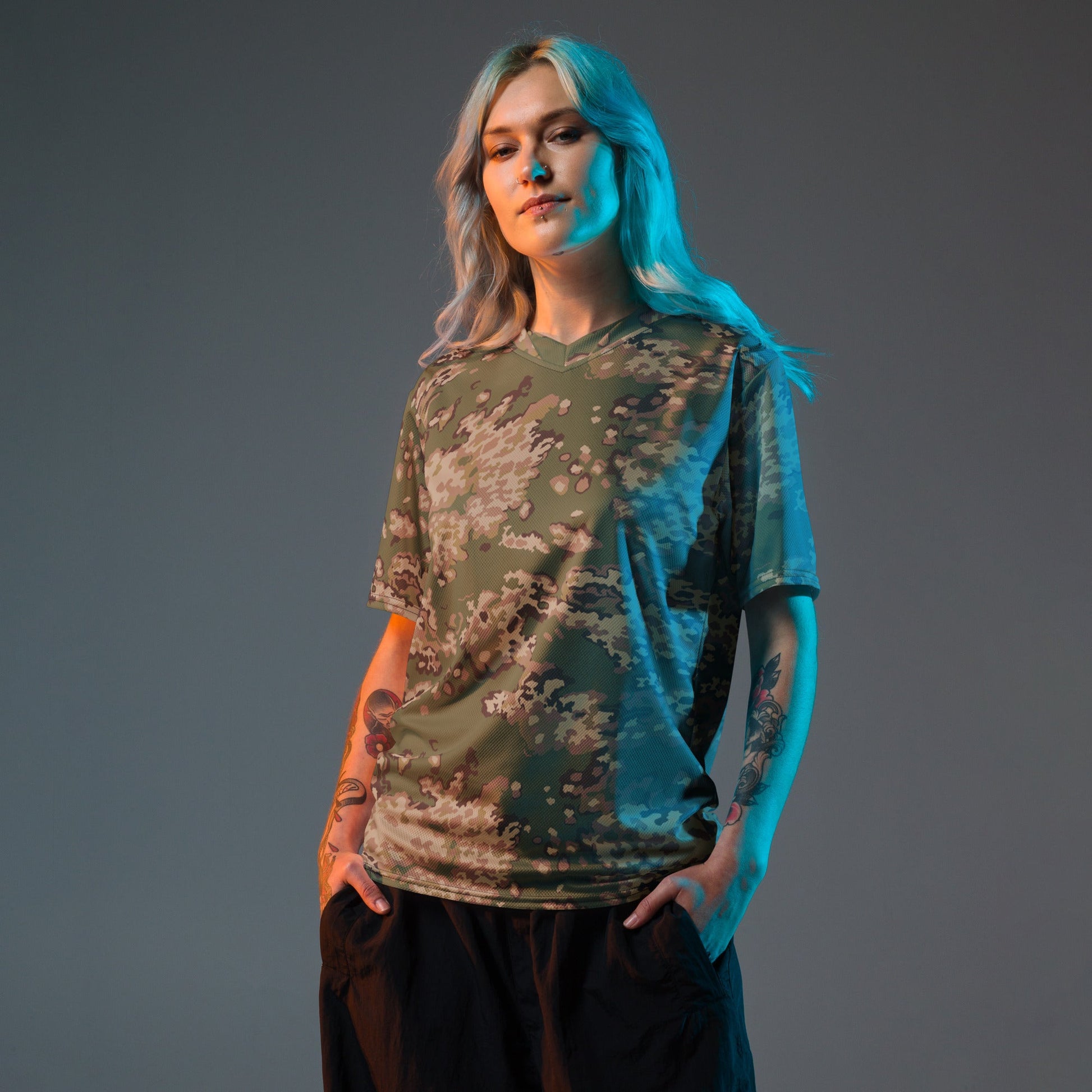 Russian Partizan Multi-terrain CAMO unisex sports jersey - Sports Jerseys