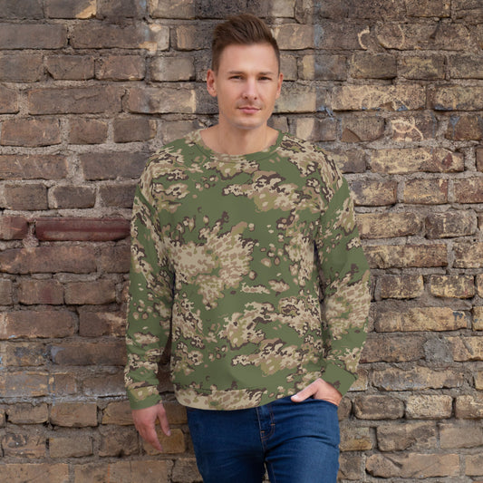 Russian Partizan Multi-terrain CAMO Unisex Sweatshirt - XS - Sweatshirts