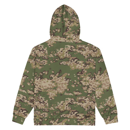 Russian Partizan Multi terrain CAMO Unisex zip hoodie Zip Hoodies