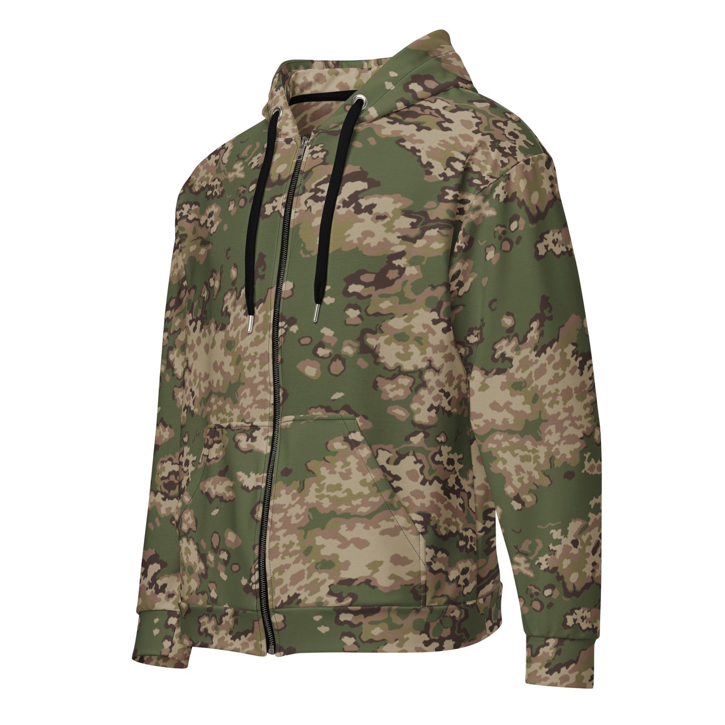 Russian Partizan Multi terrain CAMO Unisex zip hoodie Zip Hoodies
