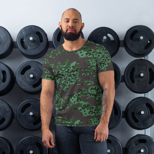 Partizan Spring CAMO Mens Athletic T-Shirt - XS - Shirt