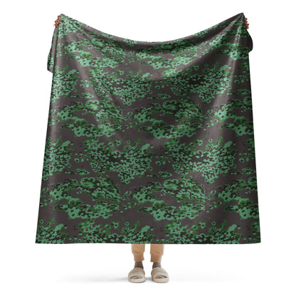 Russian Partizan Spring CAMO Sherpa blanket - 60″×80″ - Blankets