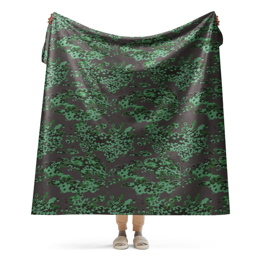 Russian Partizan Spring CAMO Sherpa blanket - 60″×80″ - Blankets