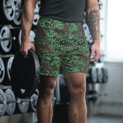 Russian Partizan Spring CAMO Unisex Athletic Long Shorts - 2XS