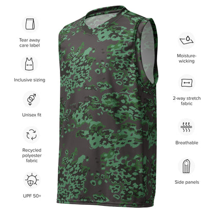 Russian Partizan Spring CAMO unisex basketball jersey - Basketball Jerseys