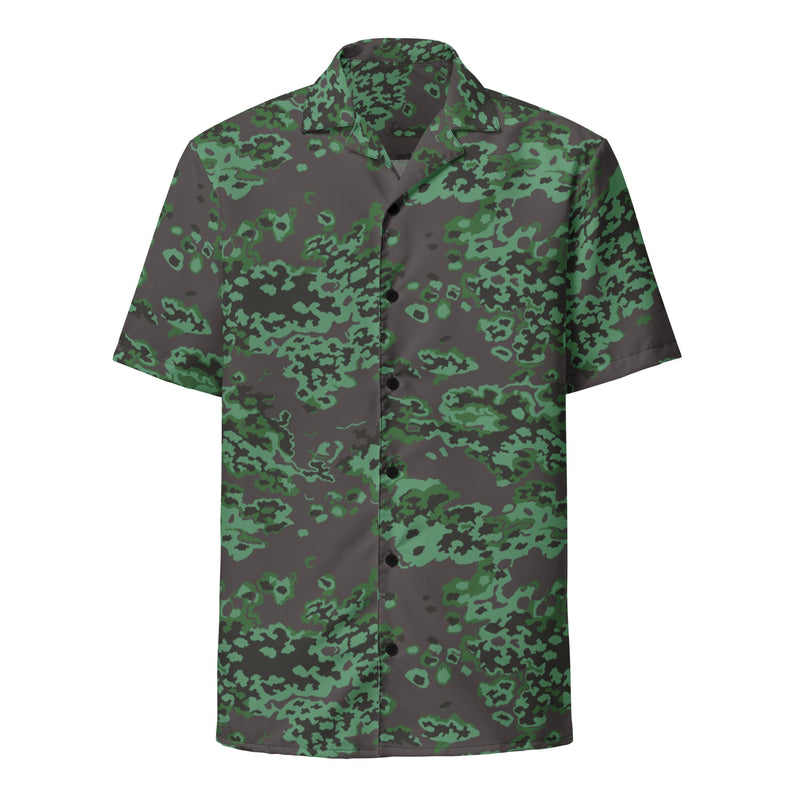 Partizan Spring CAMO Unisex Short-Sleeve Button Shirt - Button-Up