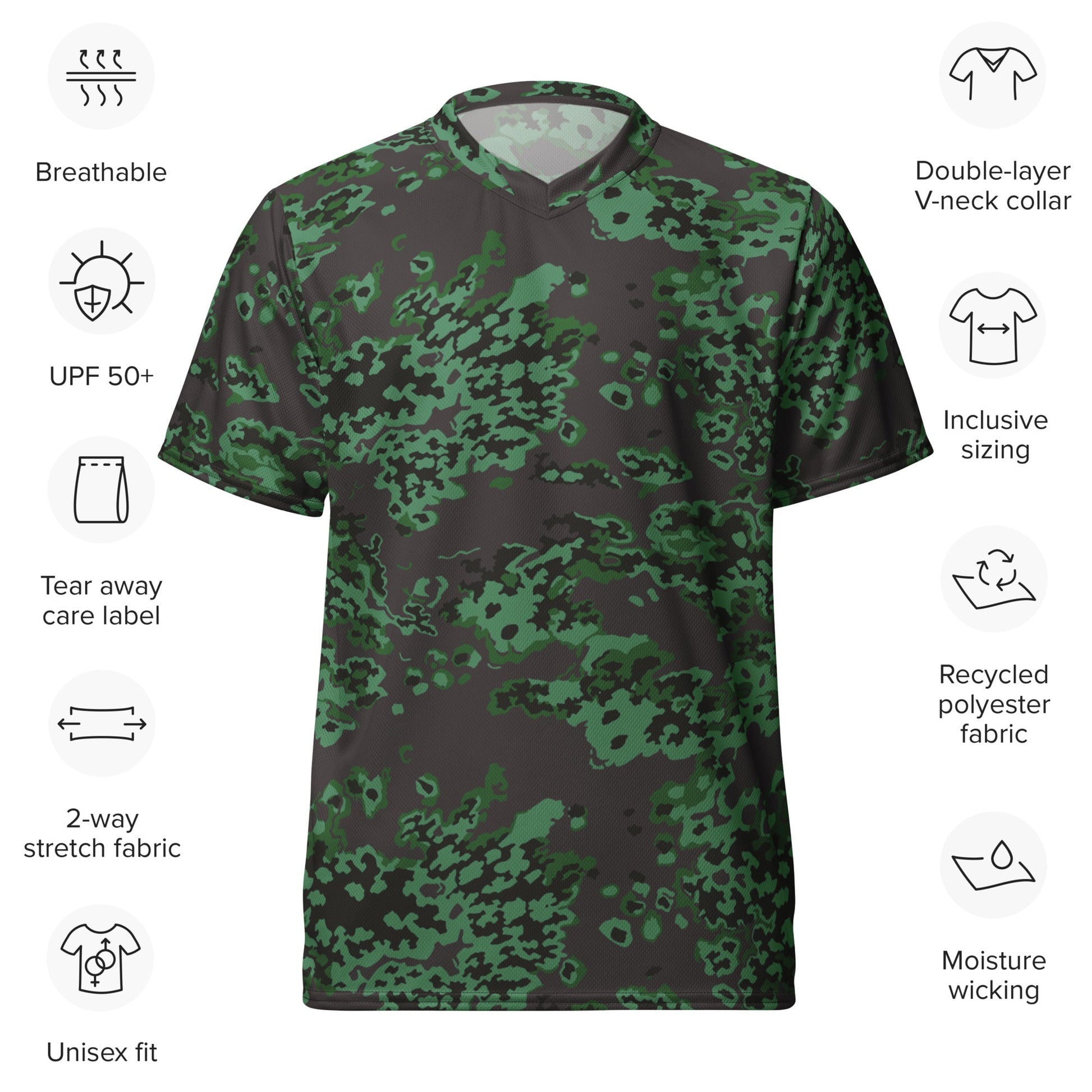 Russian Partizan Spring CAMO unisex sports jersey - Sports Jerseys