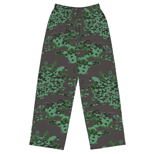 Russian Partizan Spring CAMO unisex wide-leg pants - 2XS - Wide-leg Pants