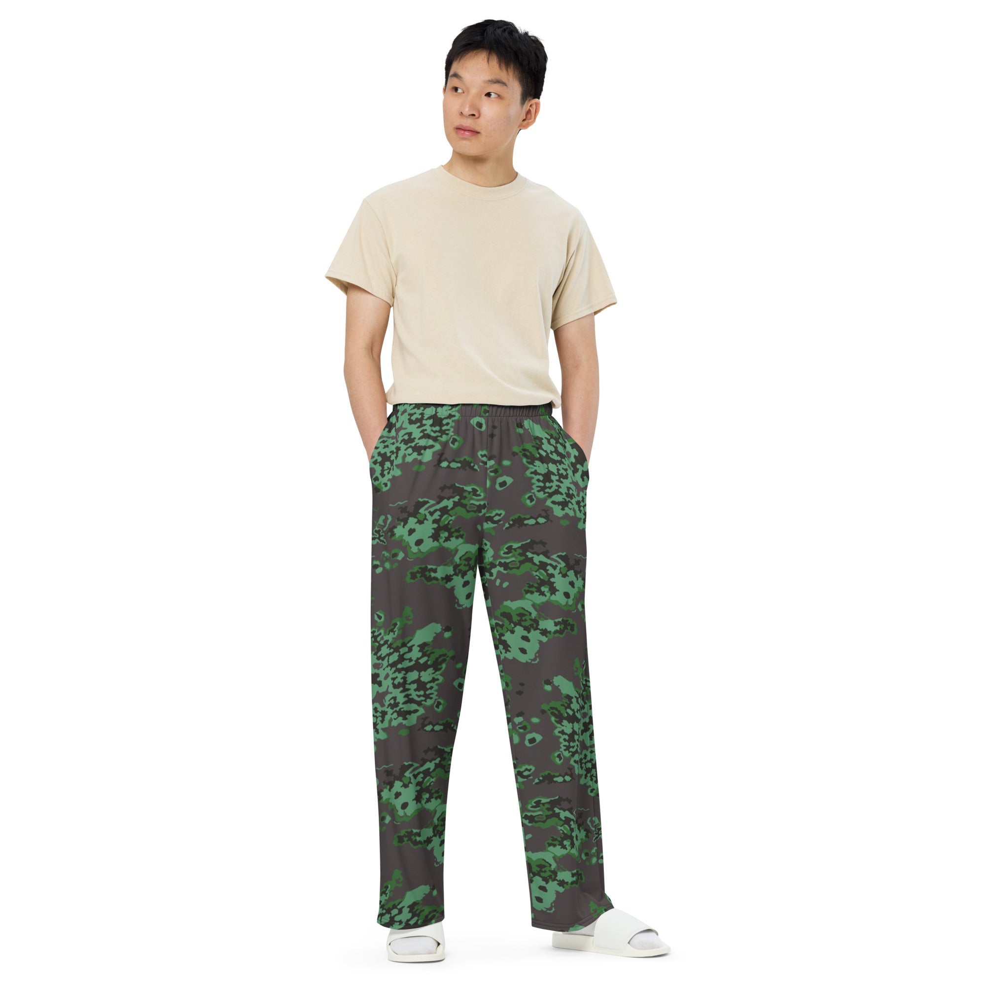CAMO HQ - Partizan Spring CAMO Unisex Wide-Leg Leisure Pants