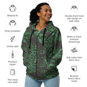 Partizan Spring CAMO Unisex Zip Hoodie
