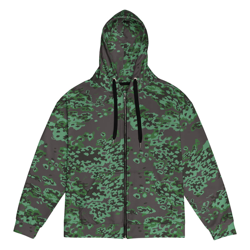 Partizan Spring CAMO Unisex Zip Hoodie - 2XS