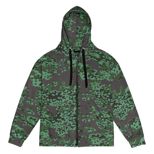 Partizan Spring CAMO Unisex Zip Hoodie - 2XS