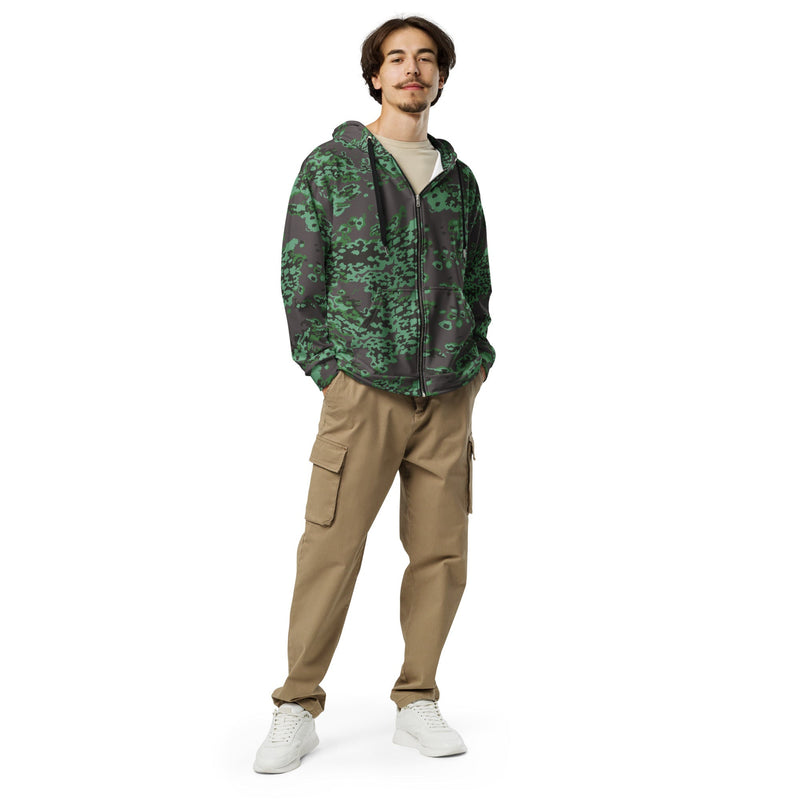 Partizan Spring CAMO Unisex Zip Hoodie