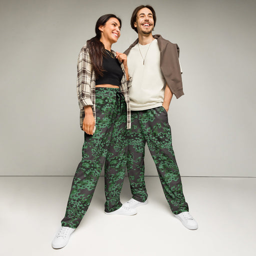Partizan Spring CAMO Unisex Wide-Leg Joggers - 2XS