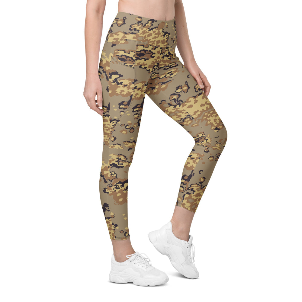 Russian Partizan SS Leto Fall CAMO Leggings with pockets - 2XS - Womens With Pockets