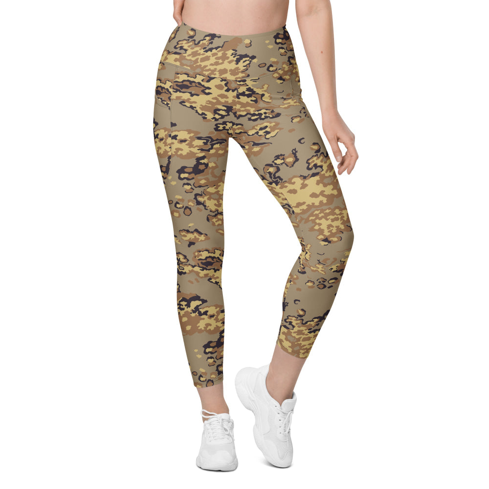 Russian Partizan SS Leto Fall CAMO Leggings with pockets - Womens With Pockets