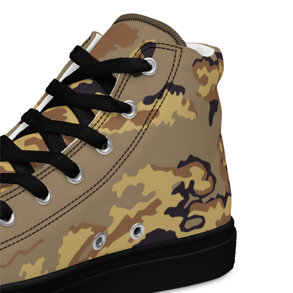 Russian Partizan SS Leto Fall CAMO Men’s high top canvas shoes - Mens High Top Canvas Shoes